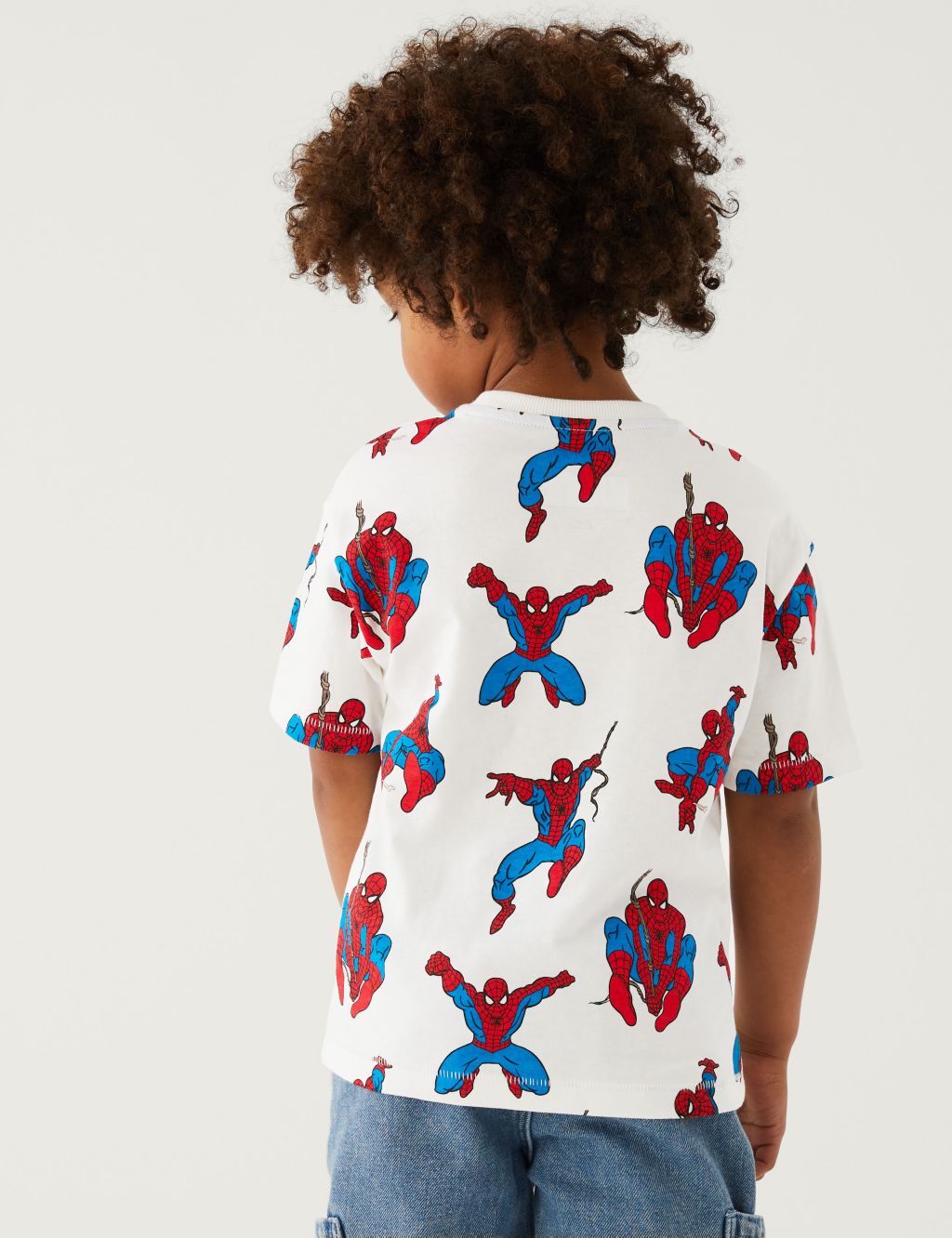 2pk Cotton Rich Spider-Man™ T-Shirts (2-8 Yrs) image 2