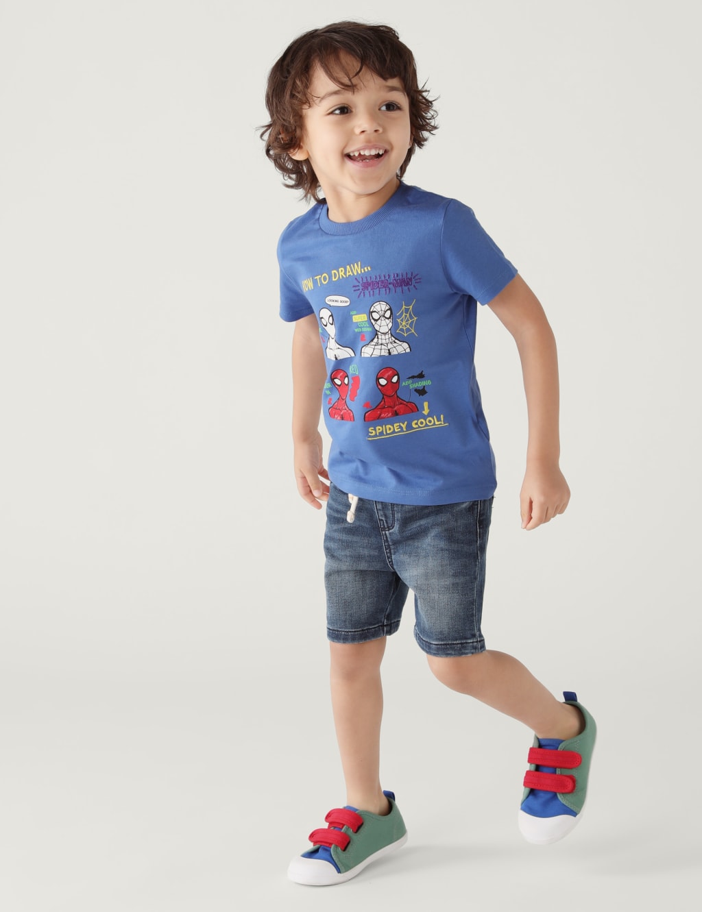 Pure Cotton Spider-Man™ T-Shirt (2 - 8 Yrs) image 1