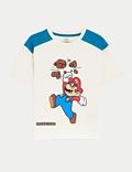 T-Shirt aus reiner Baumwolle mit Super Mario™-Motiv (2–8 J.)