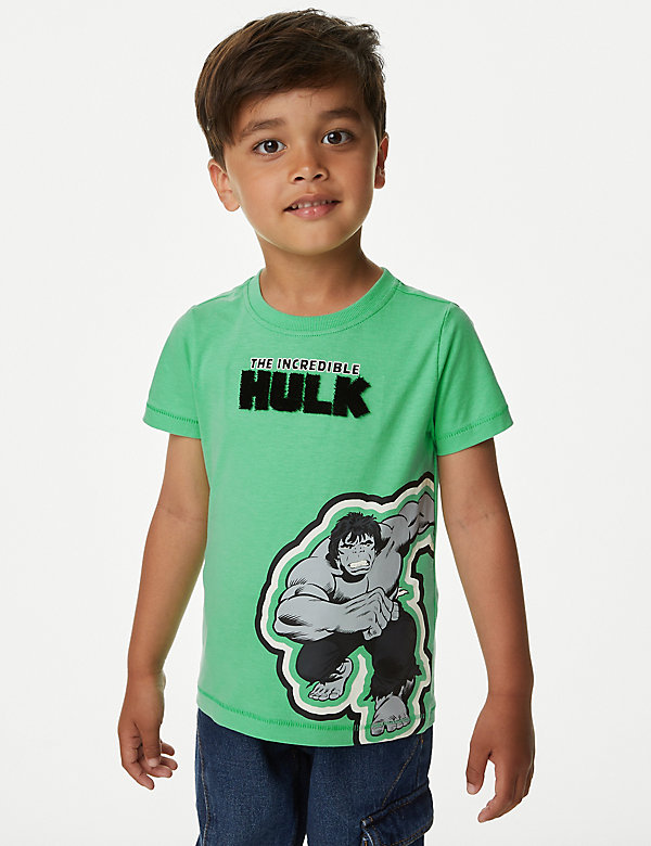 T-Shirt Hulk™ από 100% βαμβάκι (2-8 ετών) - GR