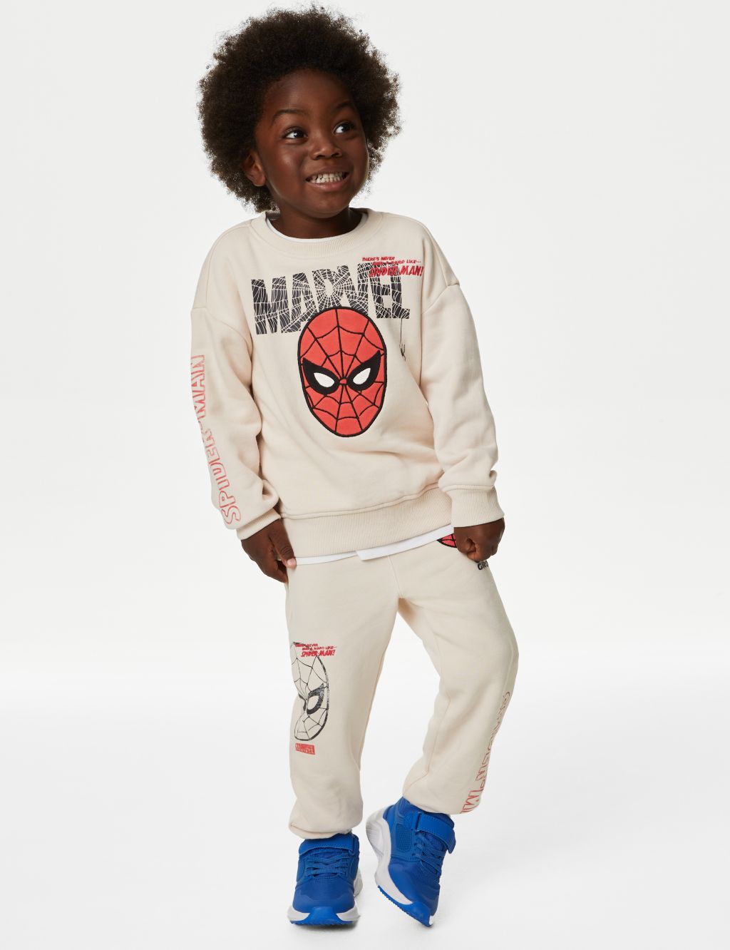 Cotton Rich Spider-Man™ Sweatshirt (2-8 Yrs) image 3