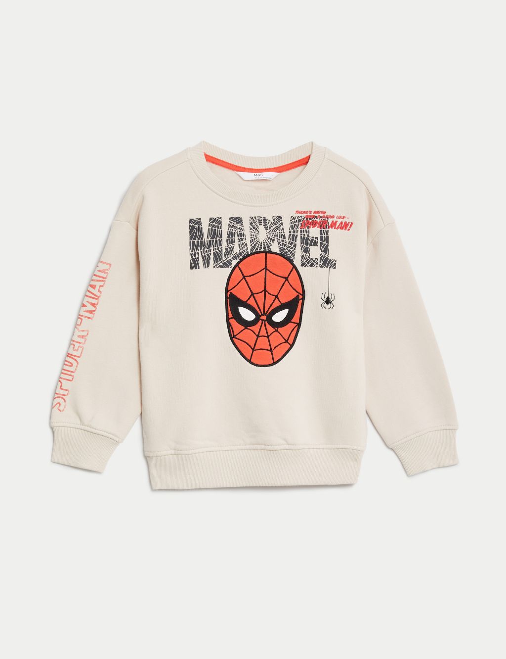 Cotton Rich Spider-Man™ Sweatshirt (2-8 Yrs) image 2
