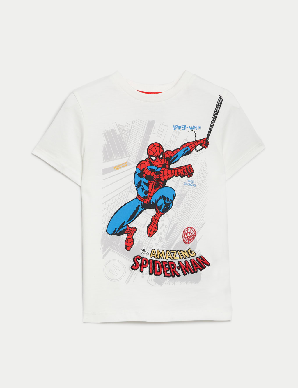 Pure Cotton Spider-Man™ T-Shirt (2-8 Yrs) image 2