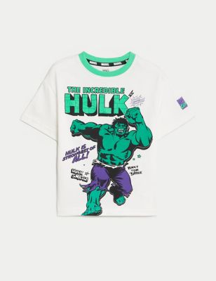 Pure Cotton Marvel™ Hulk T-Shirt (2-8 Yrs)
