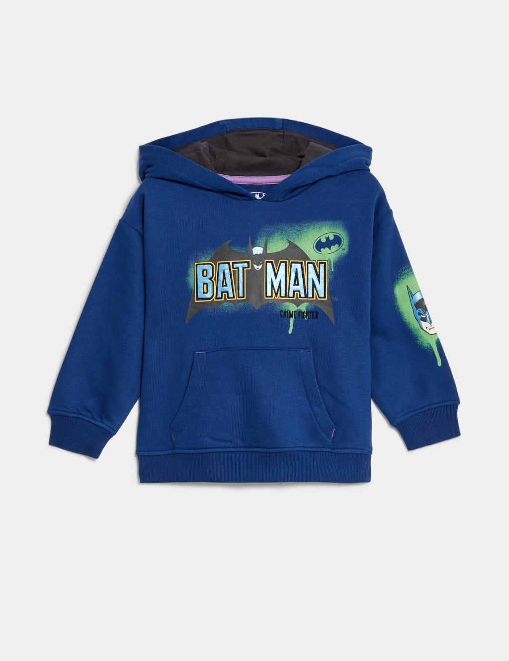 Cotton Rich Batman™ Hoodie (2-8 Yrs) image 2