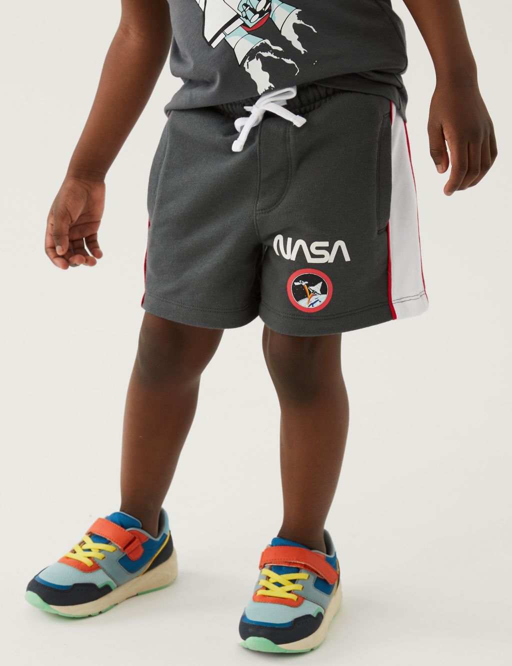 Cotton Rich NASA™ Shorts (2-8 Yrs) image 3