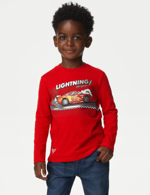 

Boys M&S Collection Pure Cotton Cars™ Top (2-8 Yrs) - Red, Red