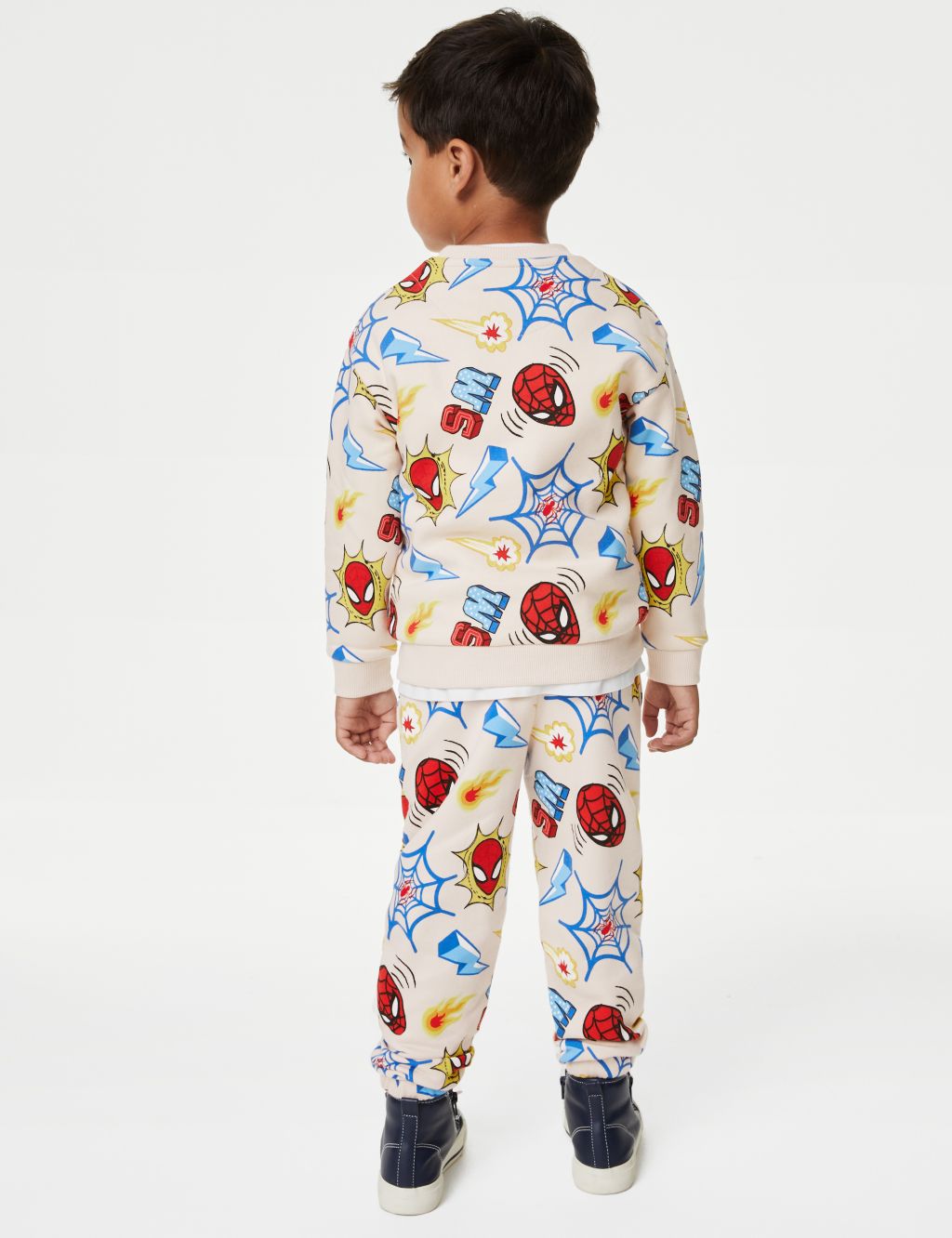 Cotton-Rich Spider-Man™ Top & Bottom Outfit (2-8 Yrs) image 4