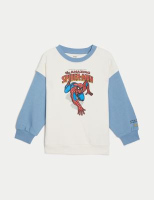 Cotton Rich Spider-Man™ Sweatshirt (2-8 Yrs)