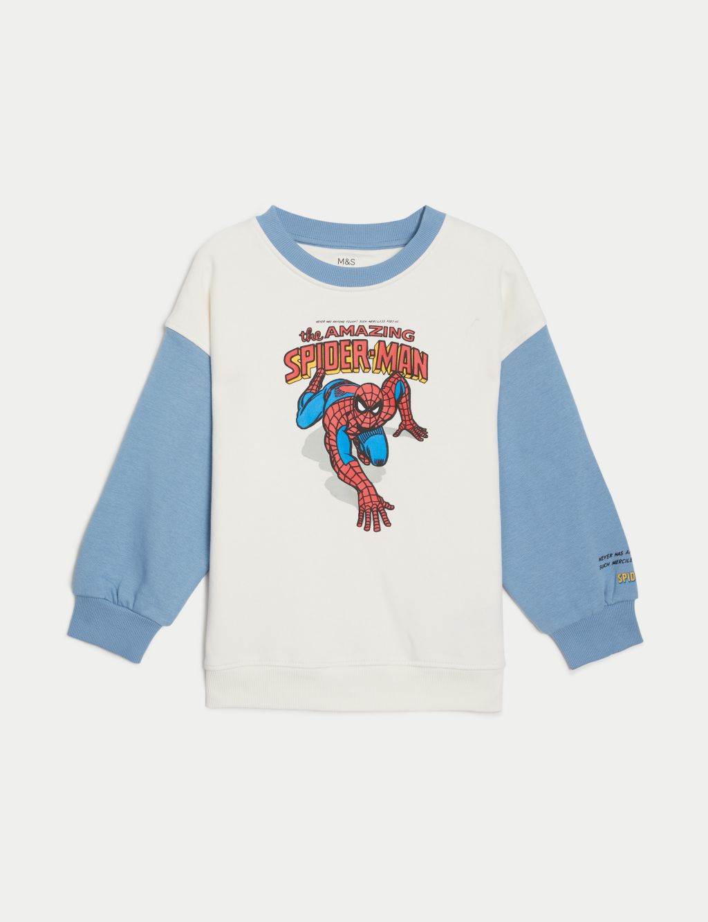Cotton Rich Spider-Man™ Sweatshirt (2-8 Yrs) image 2