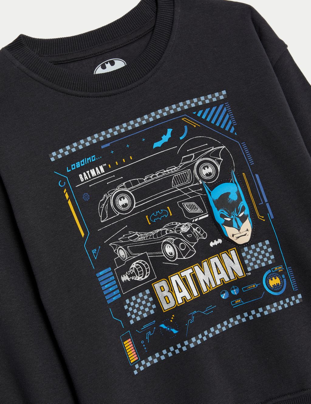 Cotton Rich Batman™ Sweatshirt (2-8 Yrs) image 5