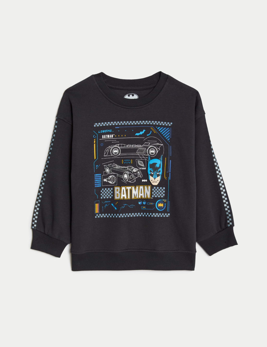 Cotton Rich Batman™ Sweatshirt (2-8 Yrs) image 2