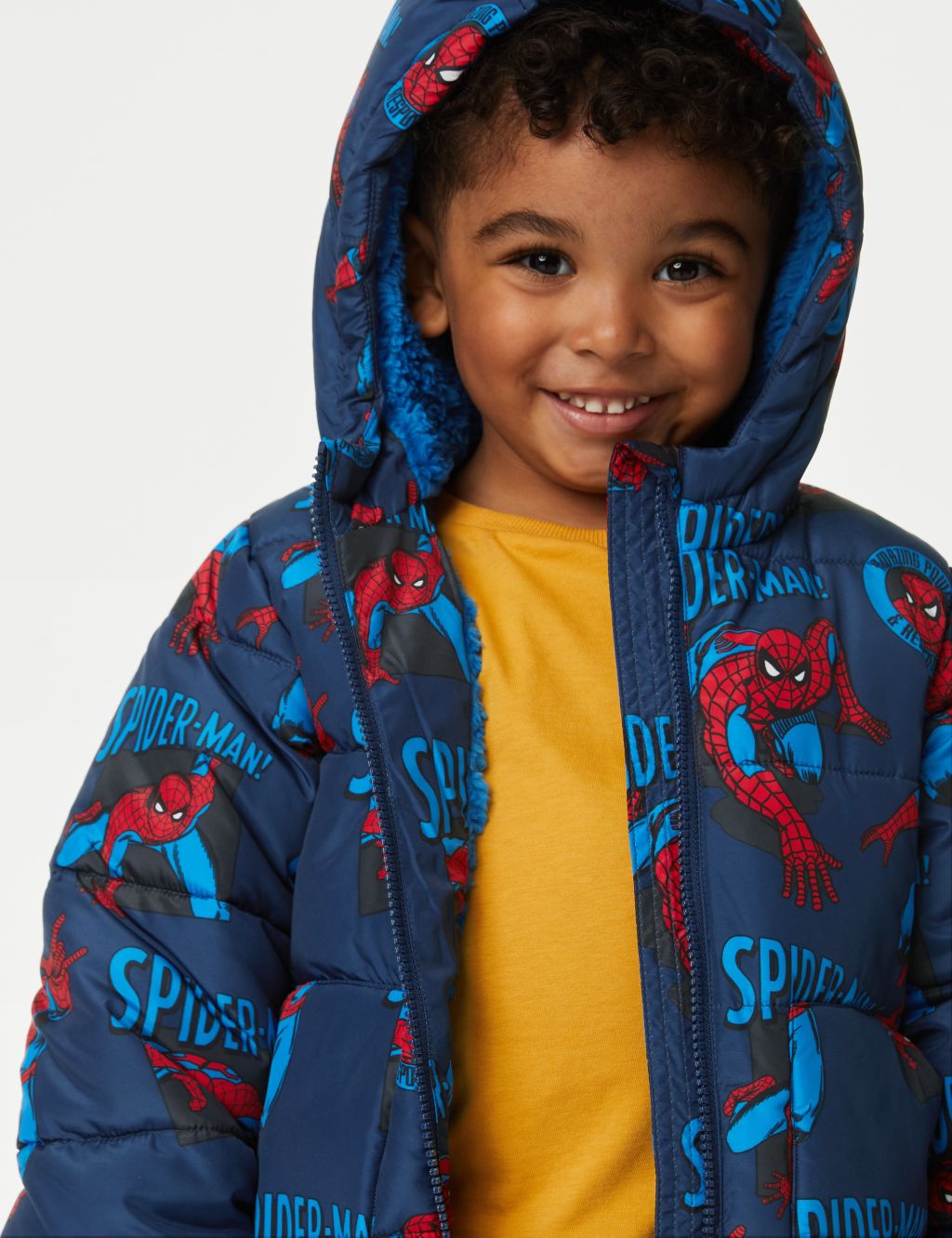 Stormwear™ Spider-Man™ Padded Hooded Coat (2-8 Yrs) image 4