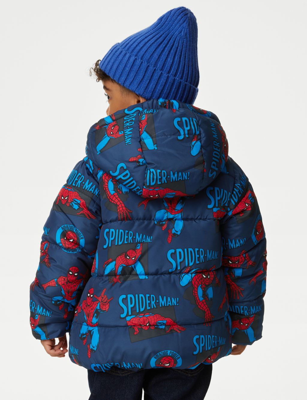 Stormwear™ Spider-Man™ Padded Hooded Coat (2-8 Yrs) image 6