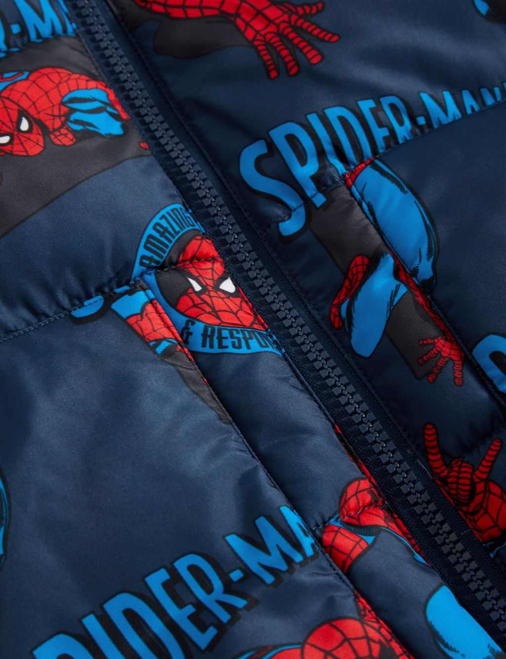 Stormwear™ Spider-Man™ Padded Hooded Coat (2-8 Yrs) image 7
