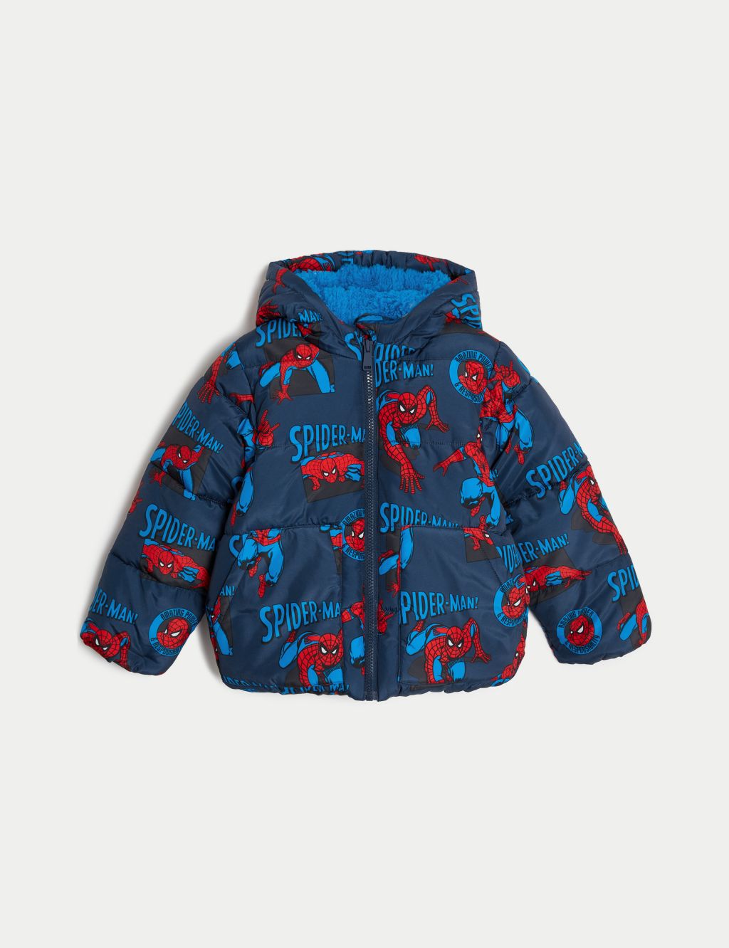 Stormwear™ Spider-Man™ Padded Hooded Coat (2-8 Yrs) image 2