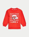 Cotton Rich Spider-Man™ Christmas Sweatshirt (2-8 Yrs)