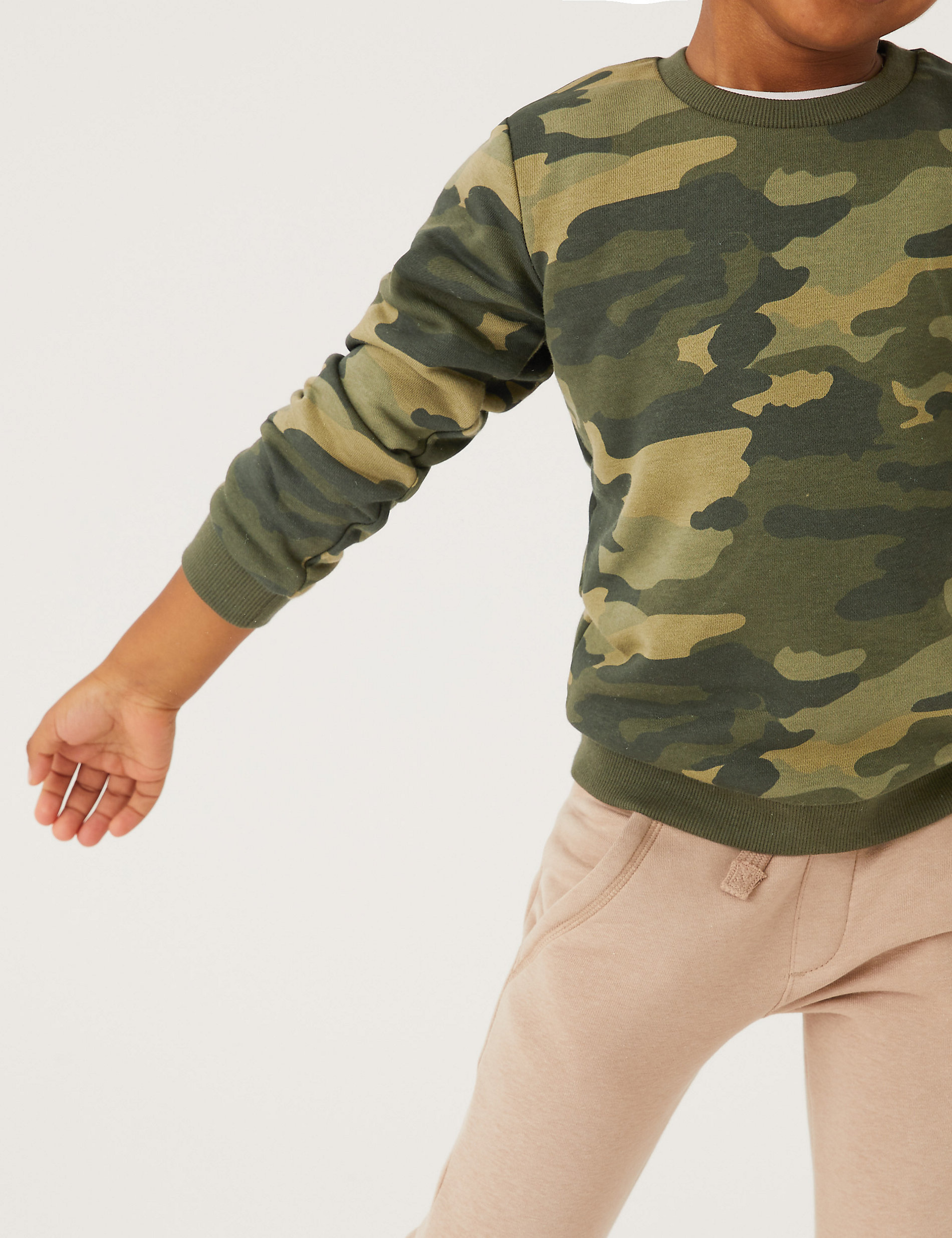 Organic Cotton Camouflage Sweatshirt (2-7 Yrs)