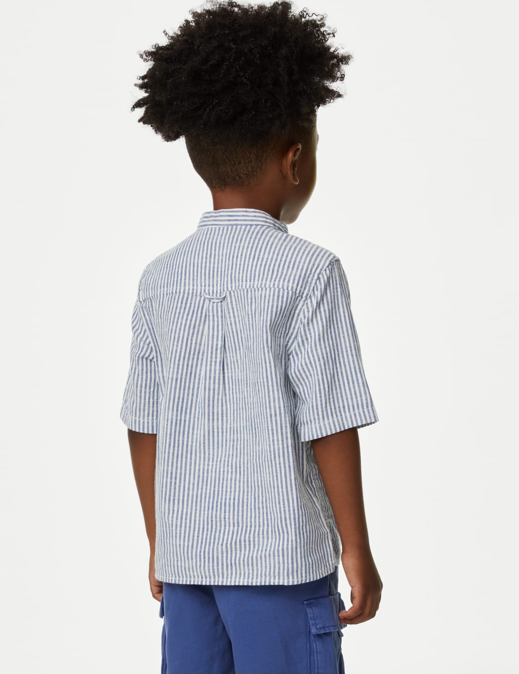 Pure Cotton Striped Shirt (2-8 Yrs) image 4