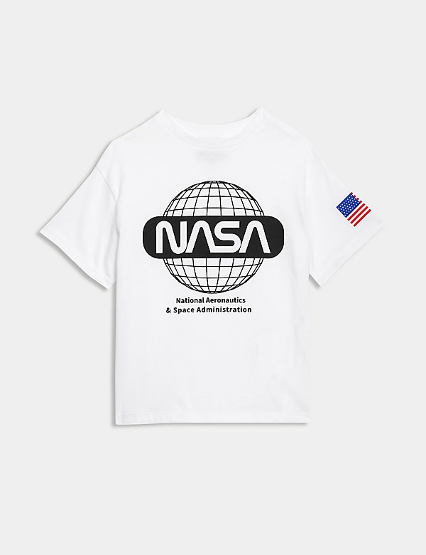 T-shirt 100&nbsp;% coton à motif NASA™ (du 2 au 8&nbsp;ans) - LU