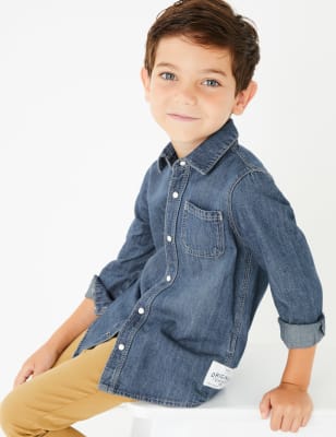 Jupe en jean 100&nbsp;% coton (du 3&nbsp;mois au 7&nbsp;ans)