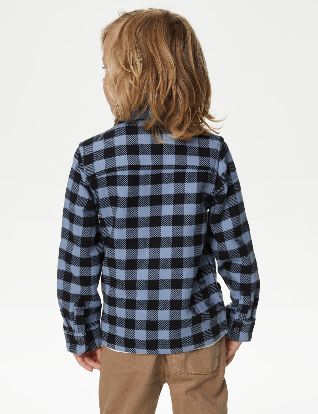 Pure Cotton Pullover Collared Shirt (2-8 Yrs) image 4