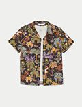 Conjunto de 2 piezas con camisa y camiseta de algodón con diseño de safari (2-8&nbsp;años)
