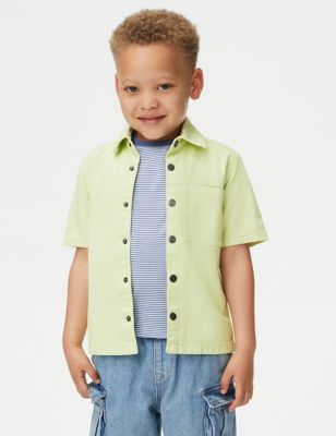 

Boys M&S Collection 2pc Pure Cotton Shirt & T-Shirt Set (2-8 Yrs) - Yellow, Yellow