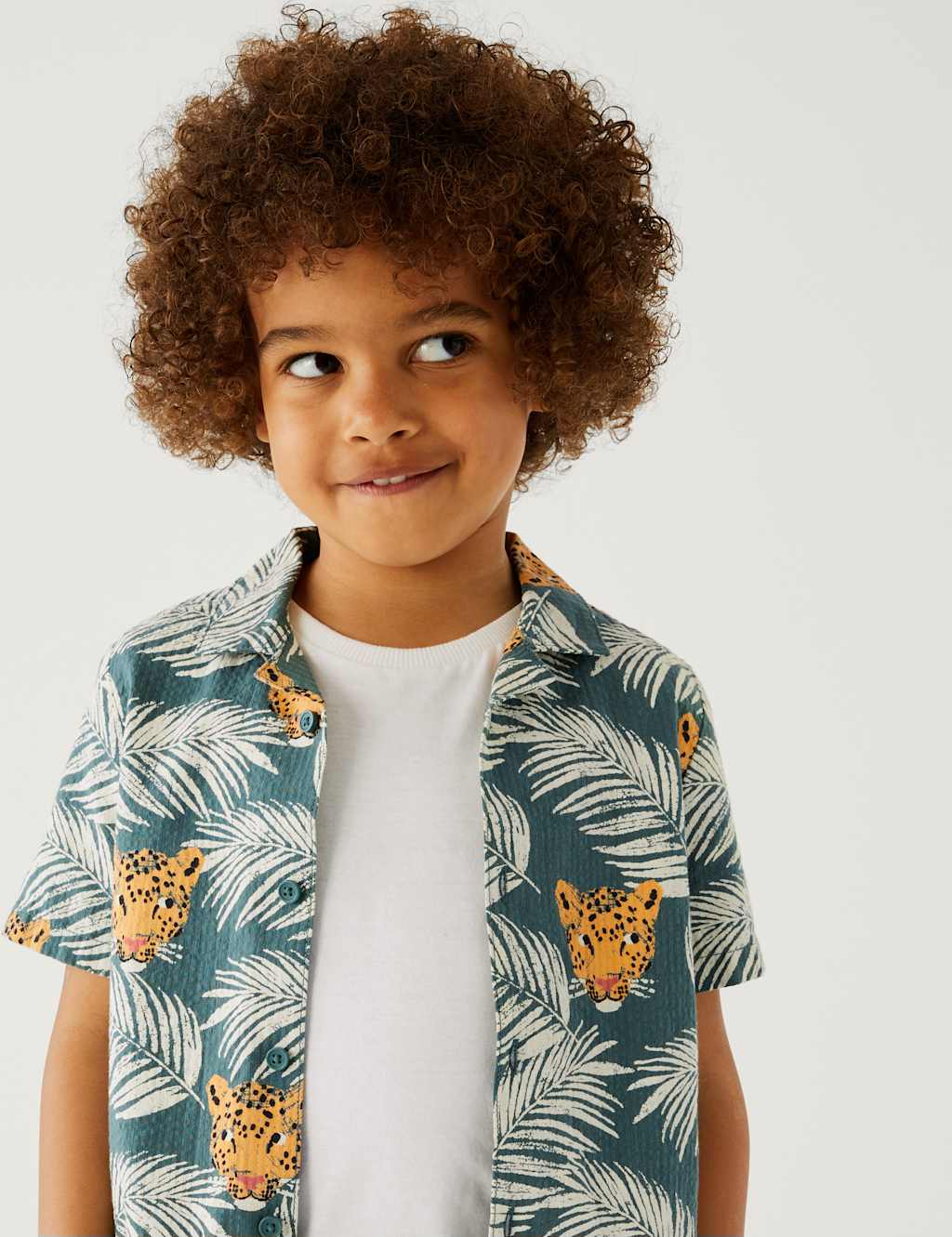 Pure Cotton Safari Shirt (2-8 Yrs) image 2