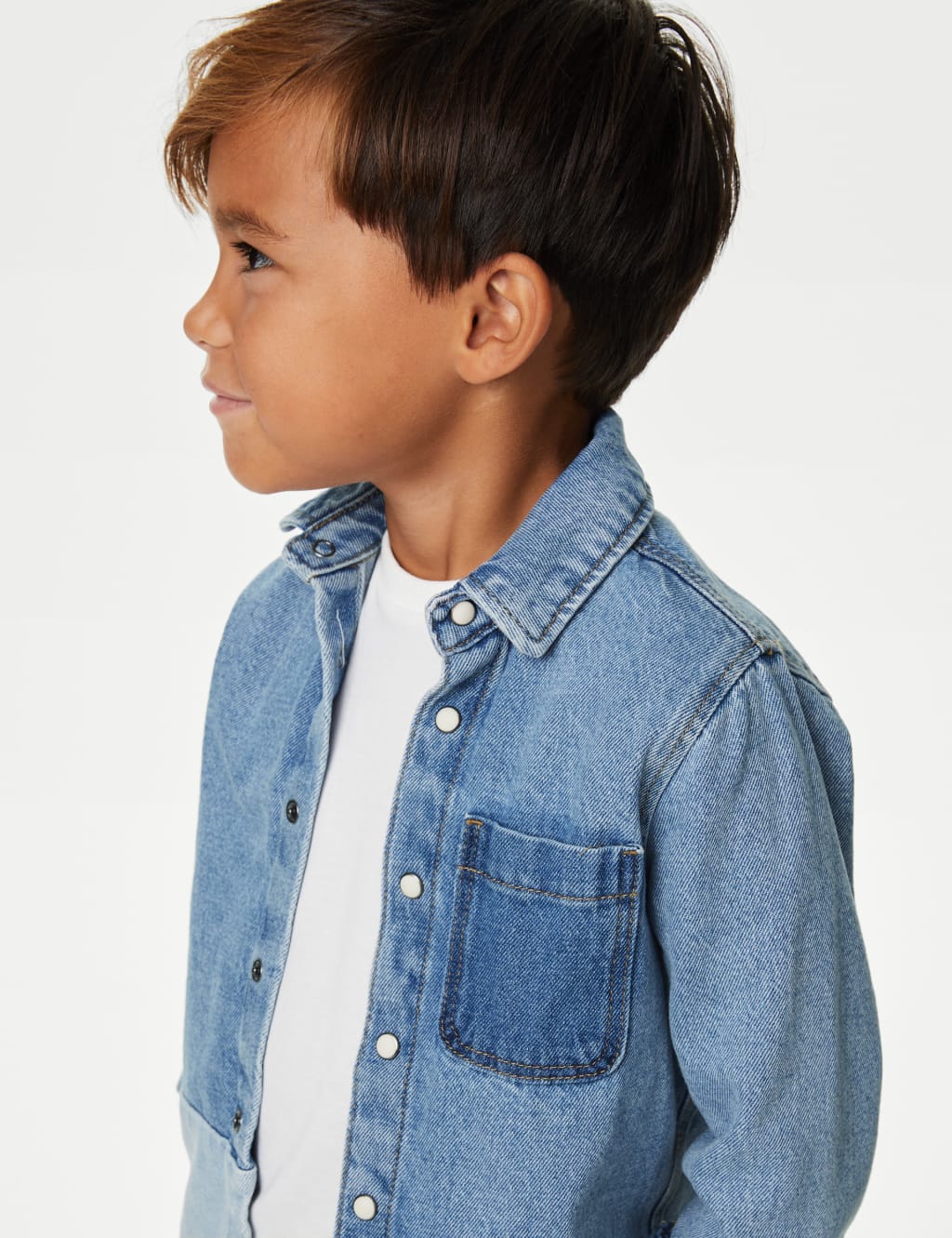 2pc Denim Shirt & T-Shirt Set (2-8 Yrs') image 3