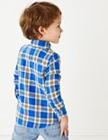 Cotton Checked Double Faced Shirt (2-7 Years)
