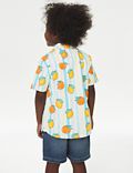 Pure Cotton Fruit Print Shirt & T-Shirt Set (2–8 Yrs)