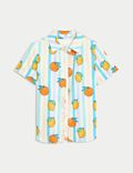 Pure Cotton Fruit Print Shirt & T-Shirt Set (2–8 Yrs)