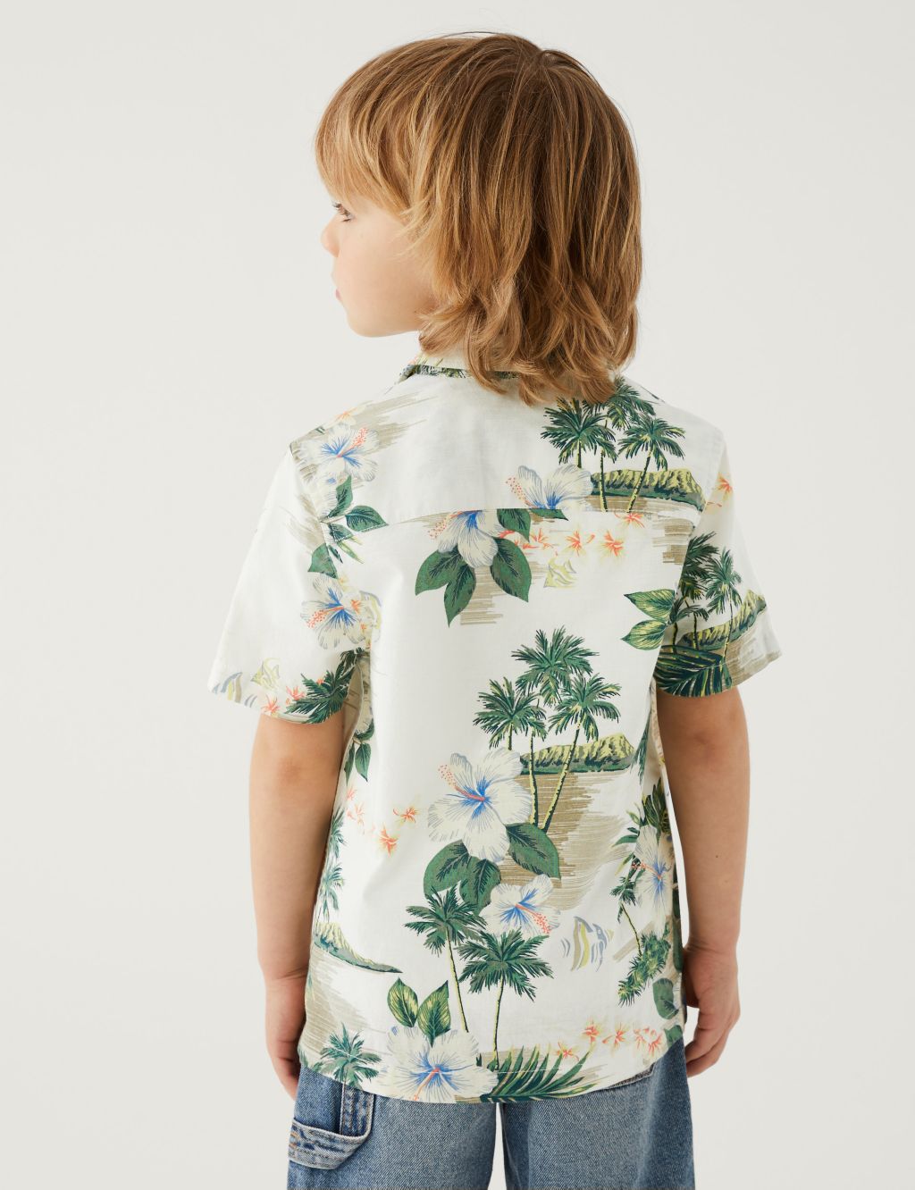 Pure Cotton Hawaiian Shirt (2-8 Yrs) image 3