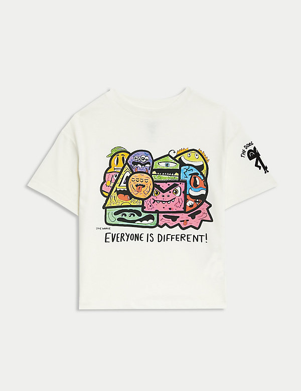 T-shirt για αγόρια Doodle από 100% βαμβάκι (2-8 ετών) - GR