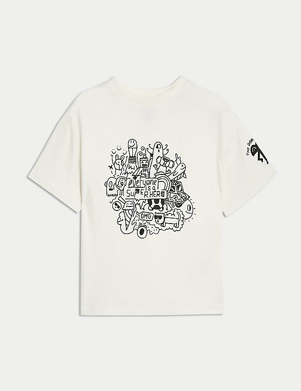 Pure Cotton Doodle Boy T-Shirt (2-8 Yrs) - US