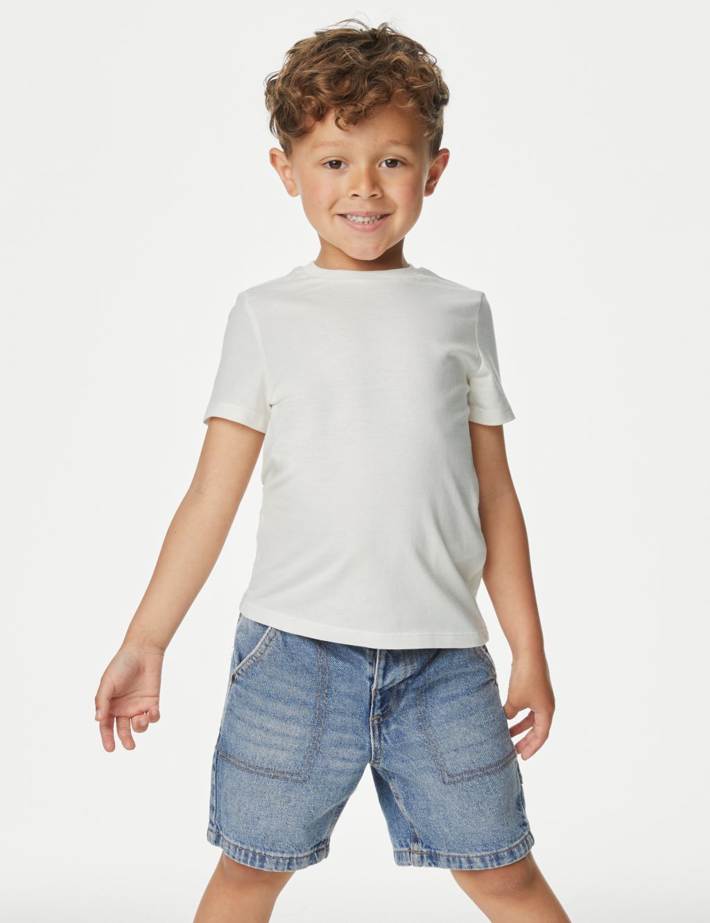 2pc Pure Cotton Shirt & T-Shirt Set (2-8 Yrs) image 3