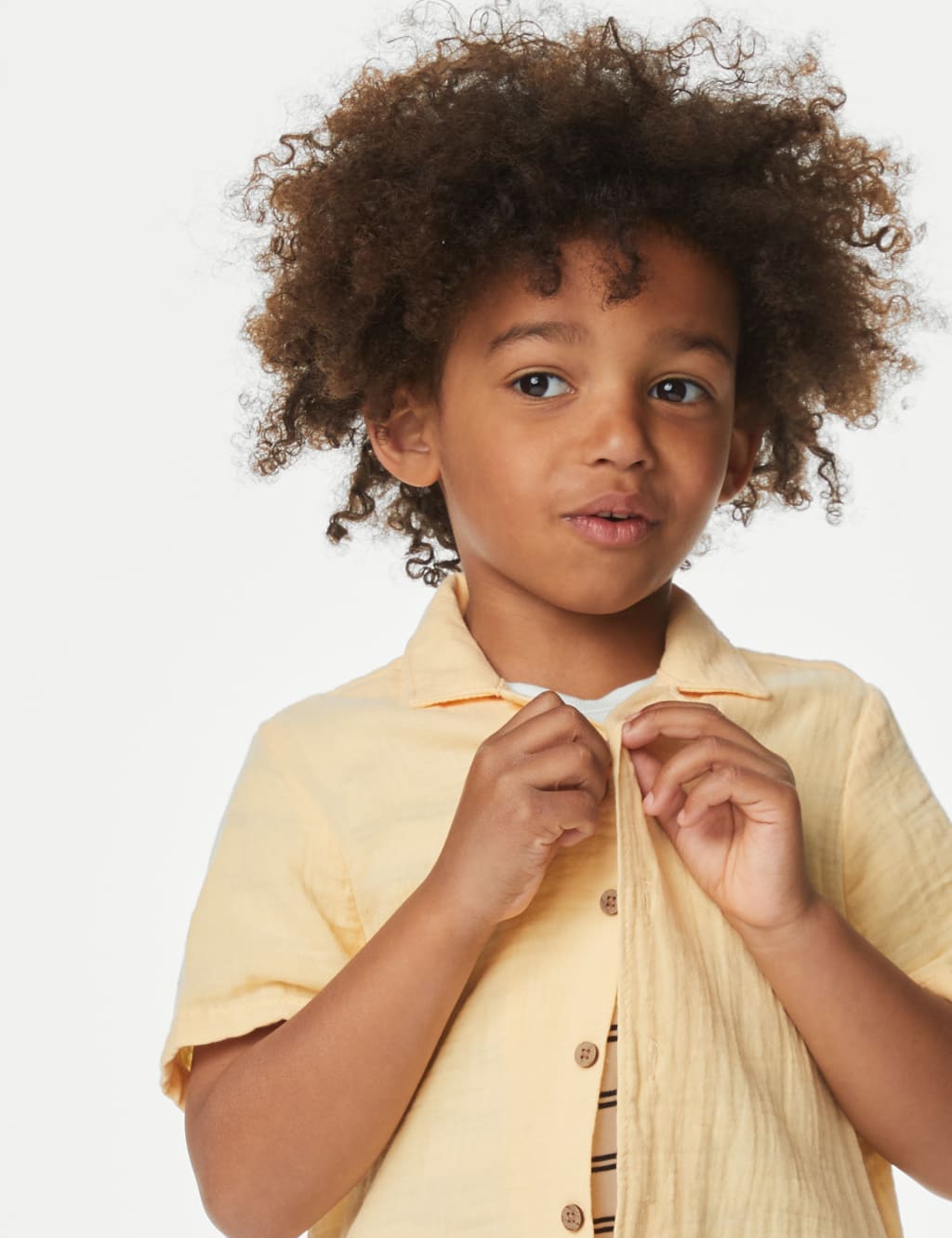 2pc Pure Cotton Shirt & T-Shirt Set (2-8 Yrs) image 2