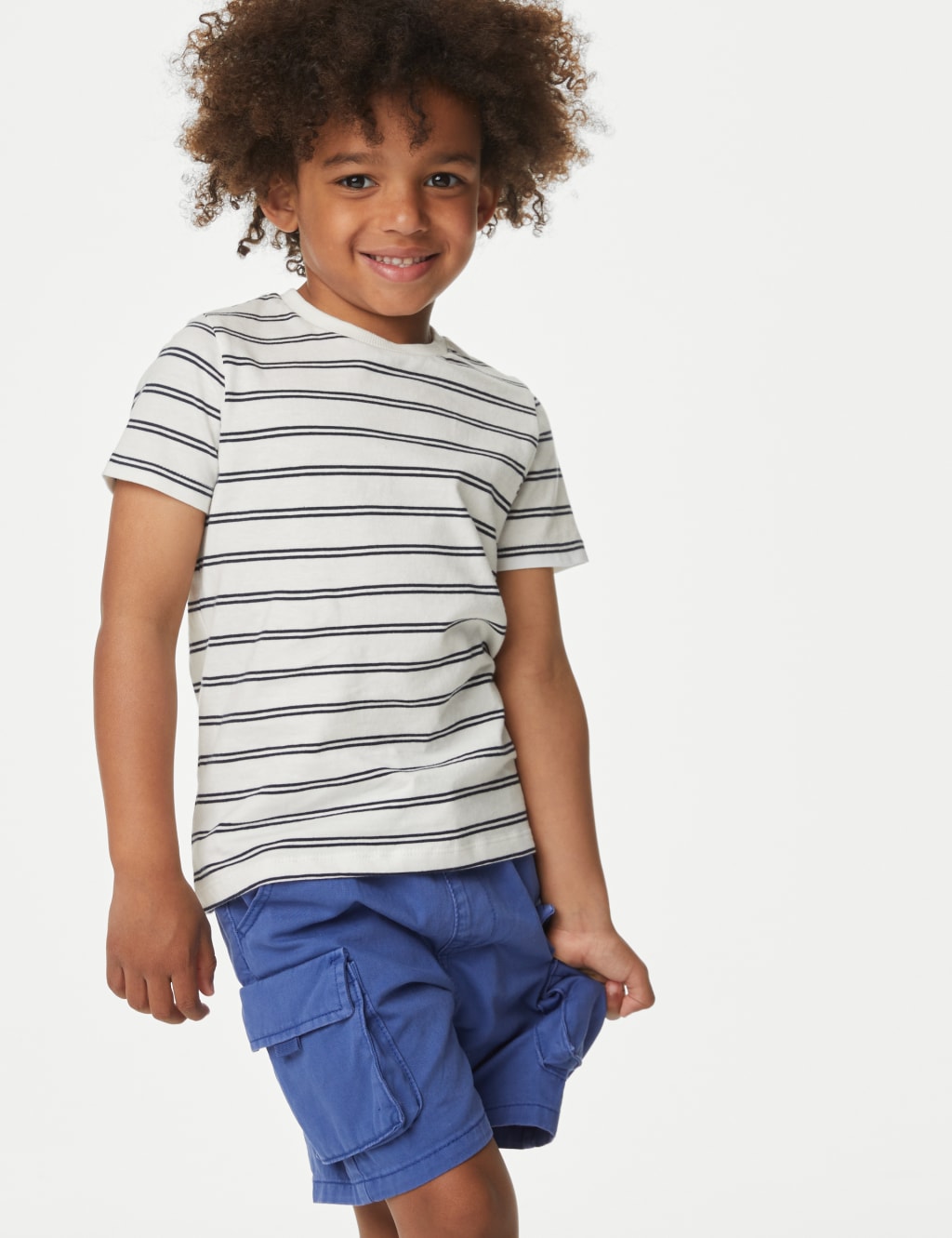 2pc Pure Cotton Shirt & T-Shirt Set (2-8 Yrs) image 3