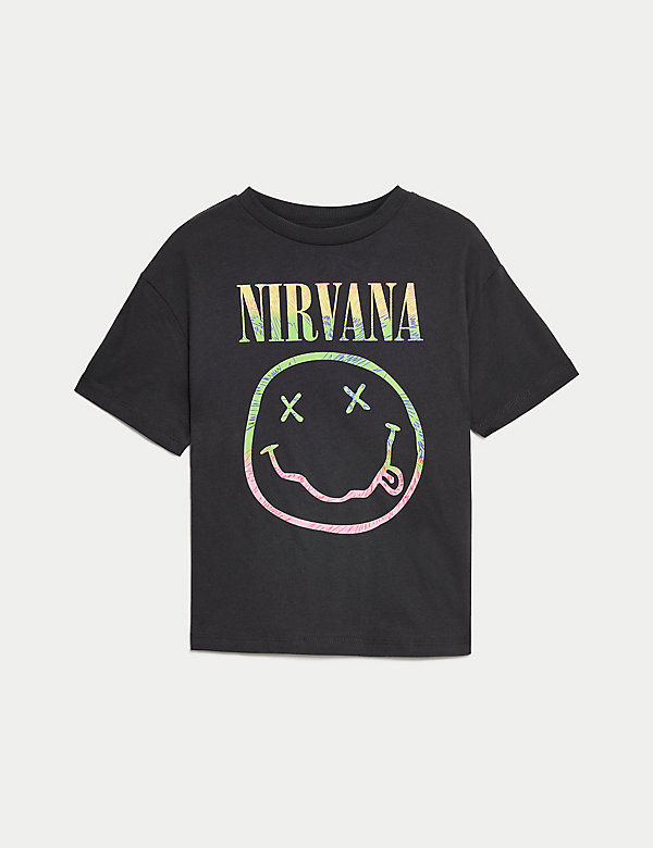 Pure Cotton Nirvana Smiley T-Shirt (2-8 Yrs) - FR