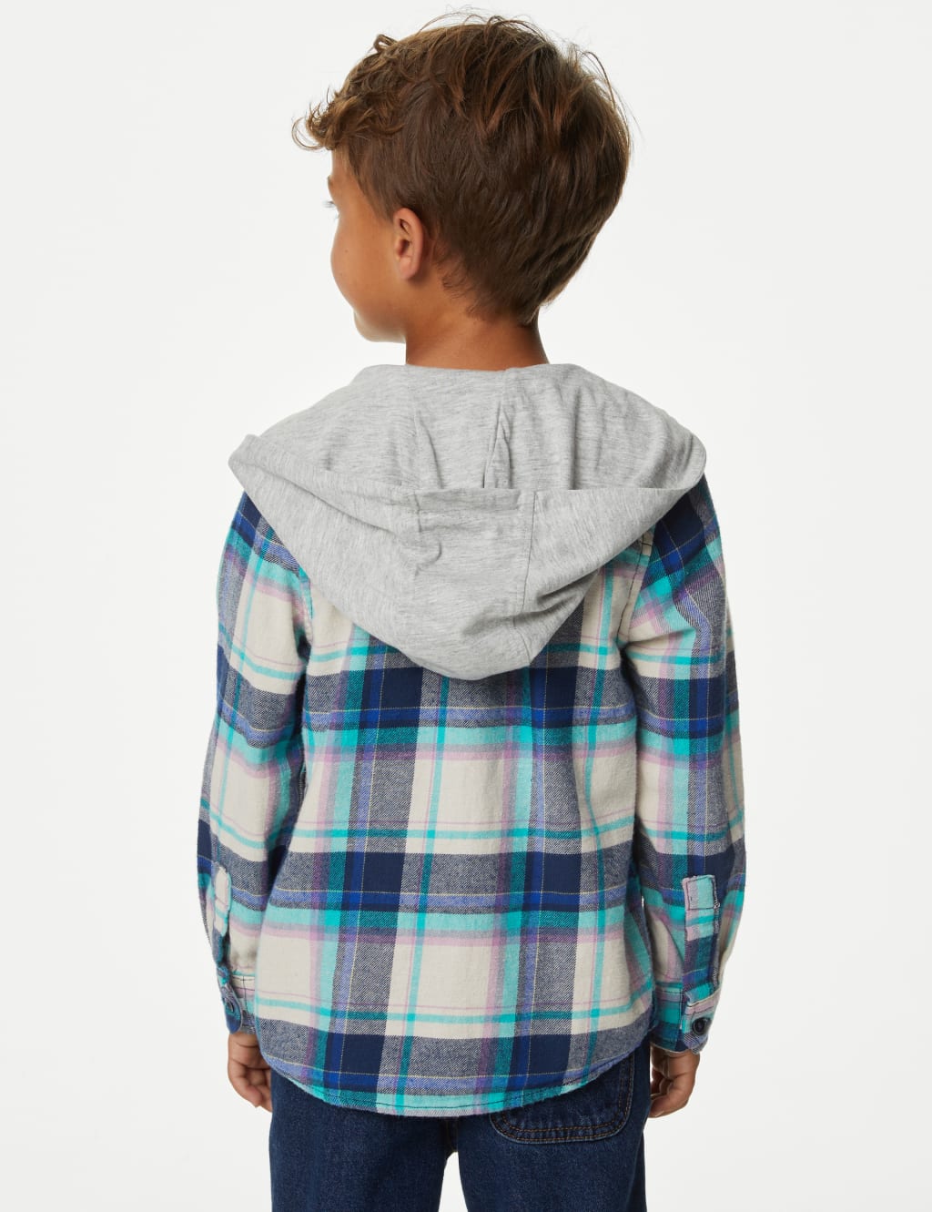 2pc Cotton Rich Checked Shirt & T-Shirt Set (2-8 Yrs) image 6