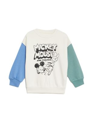 

Boys M&S Collection Cotton Rich Mickey™ Sweatshirt (2-8 Yrs) - Cream Mix, Cream Mix
