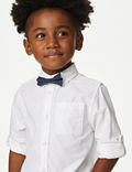 2 件装纯棉衬衫和领结套装（2-8 岁）