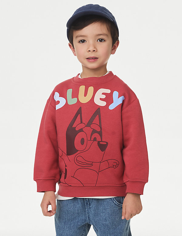 Katoenrijke sweater met Bluey™-motief (2-8 jaar) - NL