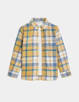 2pc Cotton Rich Checked Shirt and T-Shirt (2-8 Yrs)