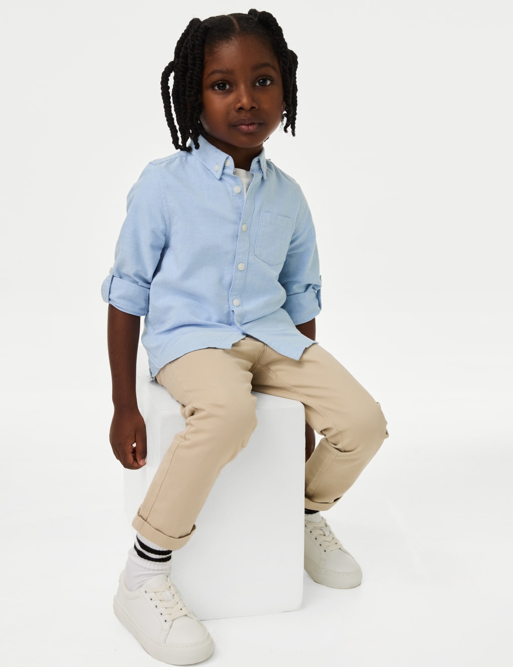 Pure Cotton Oxford Shirt (2-8 Yrs)