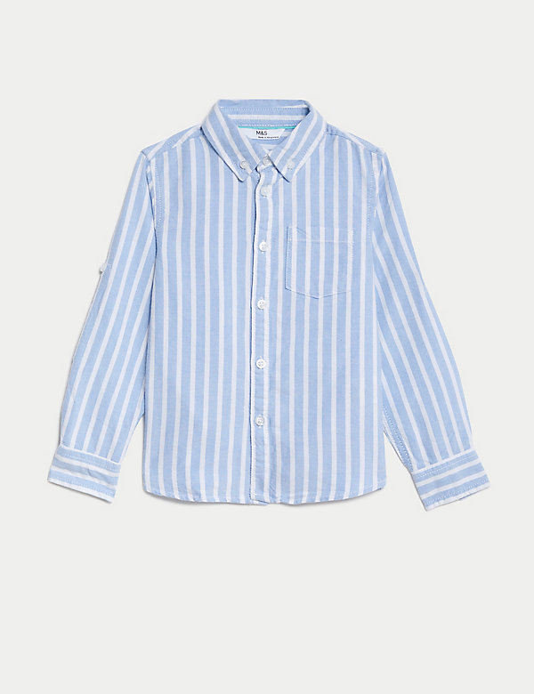 Pure Cotton Striped Oxford Shirt (2-8 Yrs) - FI