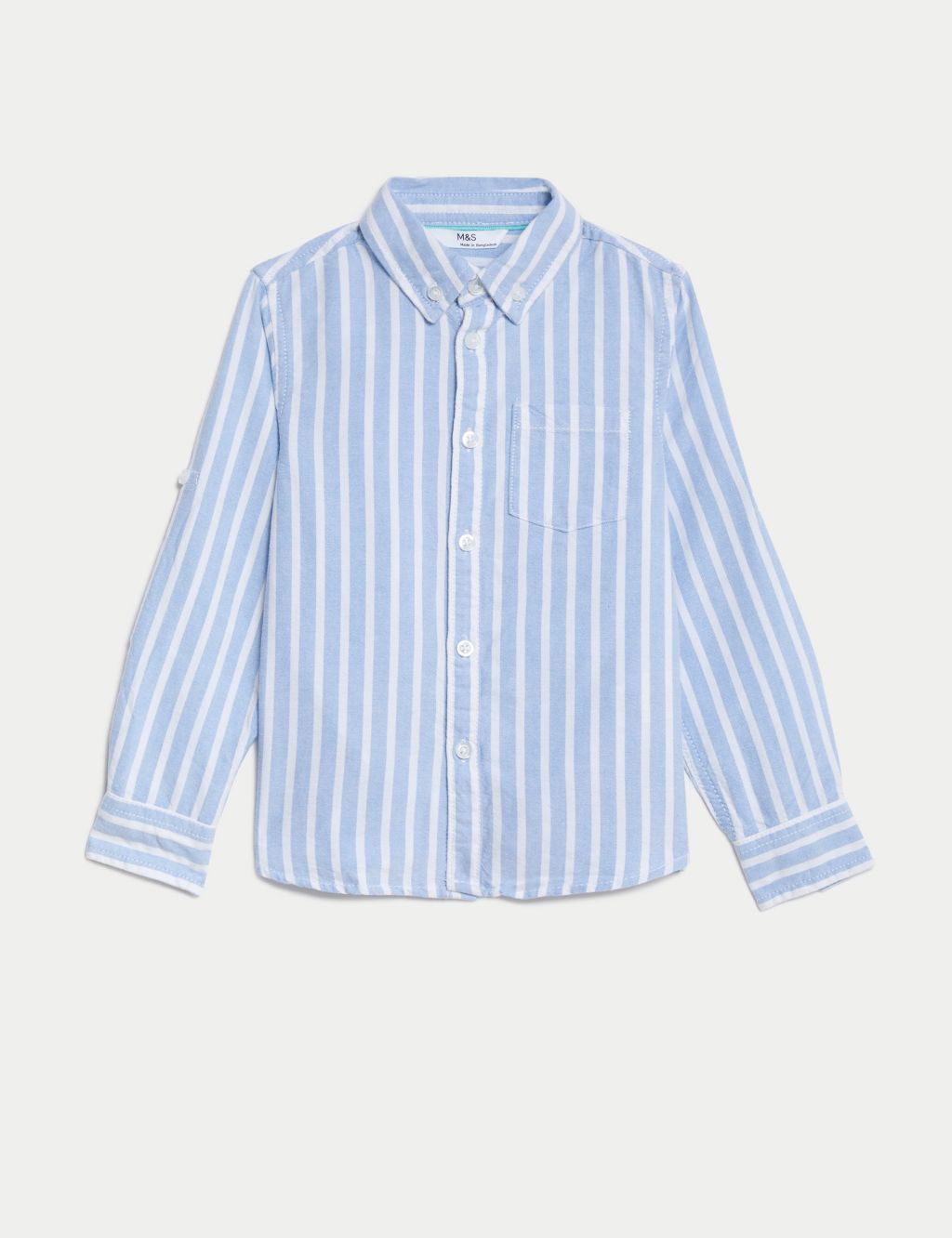 Pure Cotton Striped Oxford Shirt (2-8 Yrs) image 2