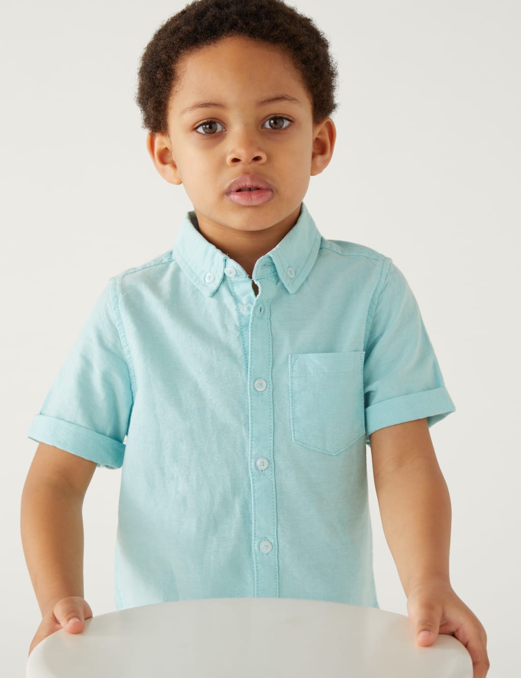 Pure Cotton Oxford Shirt (2-8 Yrs) image 3