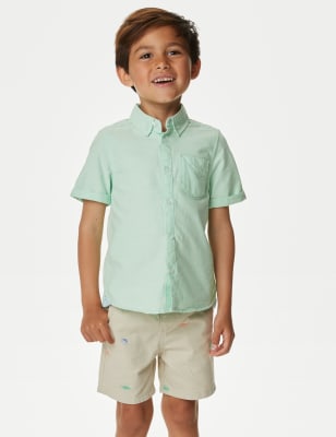 

Boys M&S Collection Pure Cotton Oxford Shirt (2-8 Yrs) - Mint, Mint